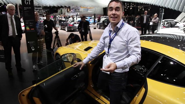 Présentation Mercedes AMG GT au Mondial de l'automobile 2014 - L'argus