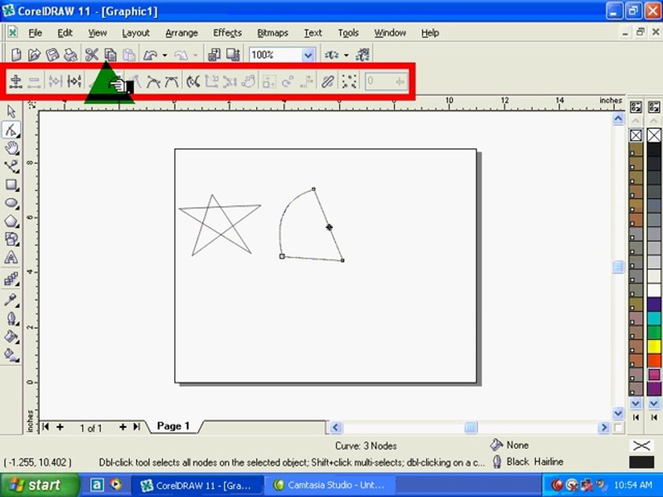Corel Draw Tutorial: Use of Bezier Tool