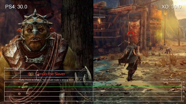 La Terra di Mezzo: L'Ombra di Mordor - Frame Rate Test Xbox One vs PS4