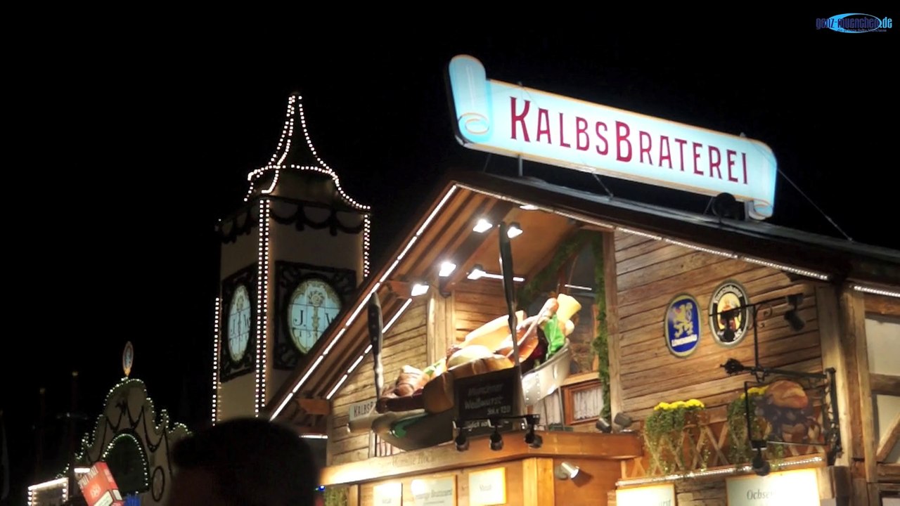 Kalbsbraterei auf dem Oktoberfest 2014
