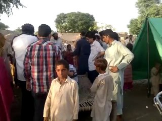 A tent Village established by Customs Health Care Society