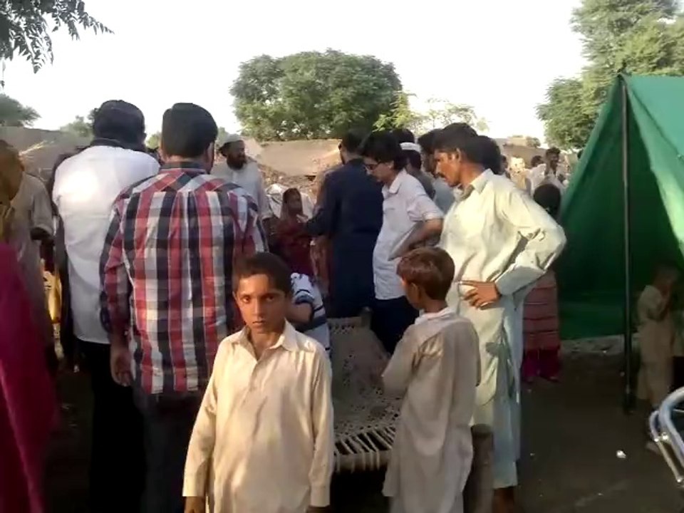 A tent Village established by Customs Health Care Society