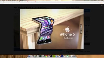 New iPhone 6 Plus Bend Concept Funny! Bendgate