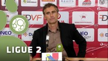 Conférence de presse Dijon FCO - Clermont Foot (1-0) : Olivier DALL'OGLIO (DFCO) - Corinne DIACRE (CF63) - 2014/2015