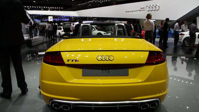 Vidéo Audi TTS au Mondial de l'Automobile 2014 - L'argus