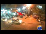 CCTV footage captures moments preceding SSP Farooq Awan attack-Geo Reports-04 Oct 2014