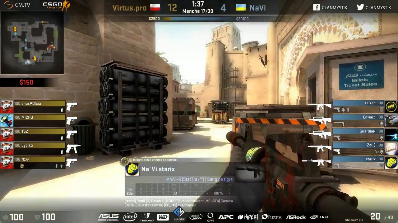 Natus Vincere vs Virtus.pro CM.TV GAMESHOW LAN Finals (Miraje
