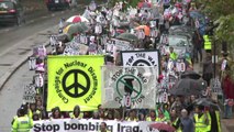 Des centaines de manifestants à Londres contre les raids en Irak