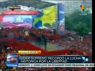 Venezuela recuerda cierre de campaña de Chávez en 2012