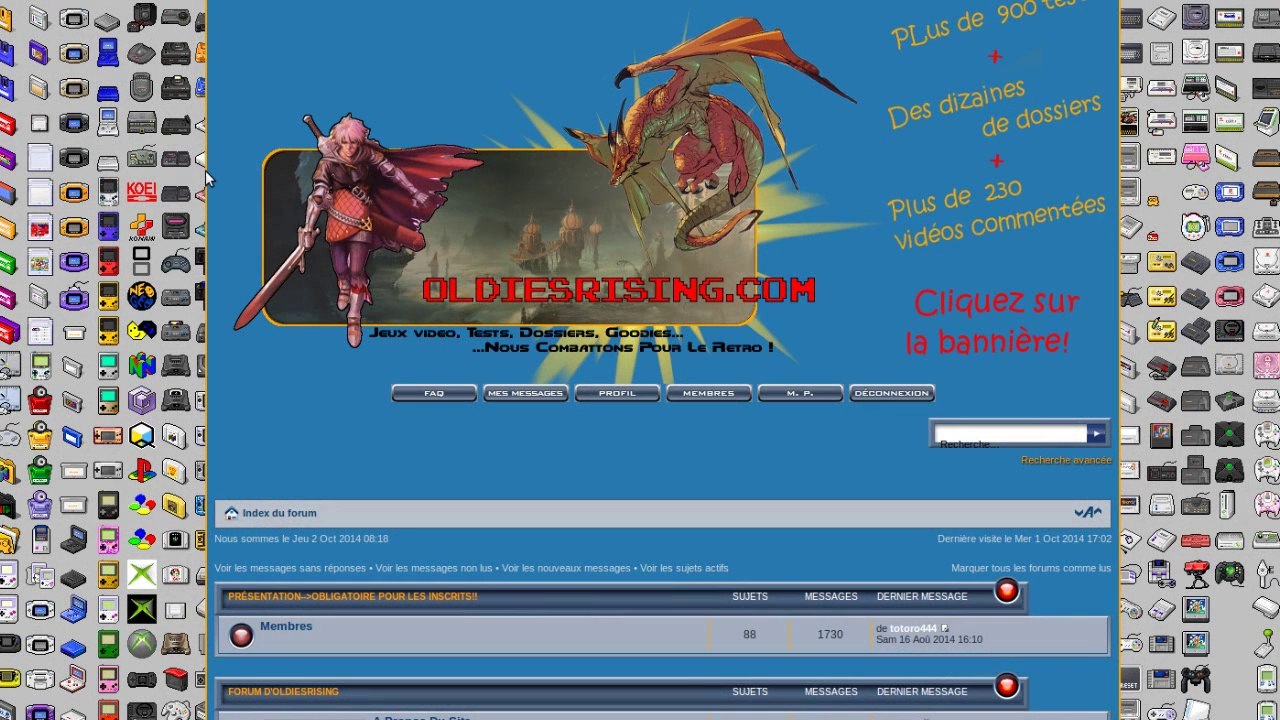 Bilan de l'actu du site Septembre 2014