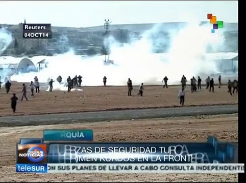 Reprime Turquía en la frontera a desplazados kurdos de Siria