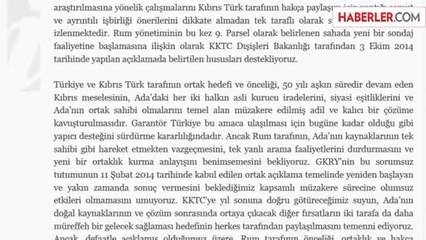 Dışişleri Bakanlığı: Rum Tarafının Tahrikkar Adımlarının Engellenmesi İçin Uluslararası Toplumu...