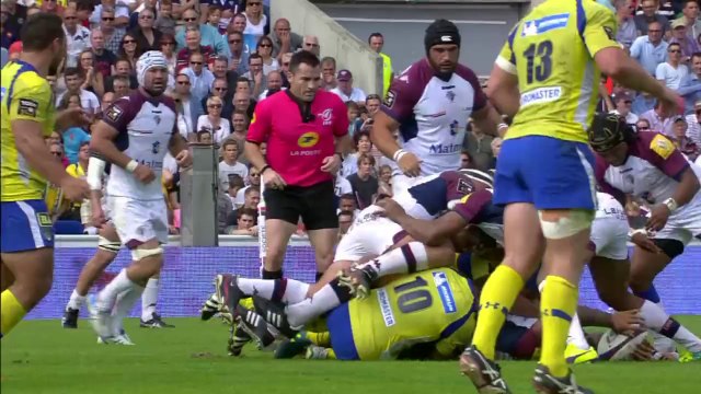 TOP14 - Bordeaux-Clermont: Essai Berend Botha (BOR) - J8 - Saison 2014/2015