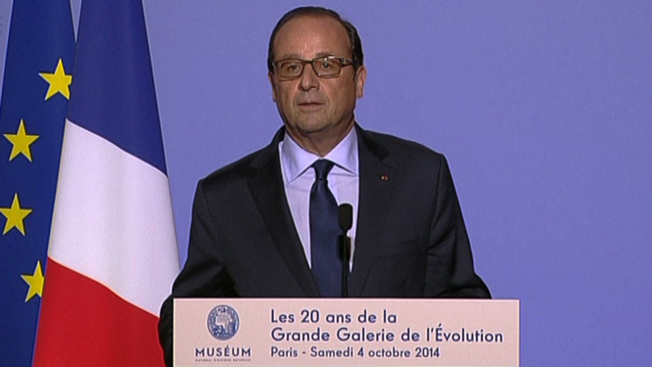 Discours au Museum d’Histoire naturelle à l'occasion de l'inauguration des 20 ans de la Grande galerie de l’Évolution