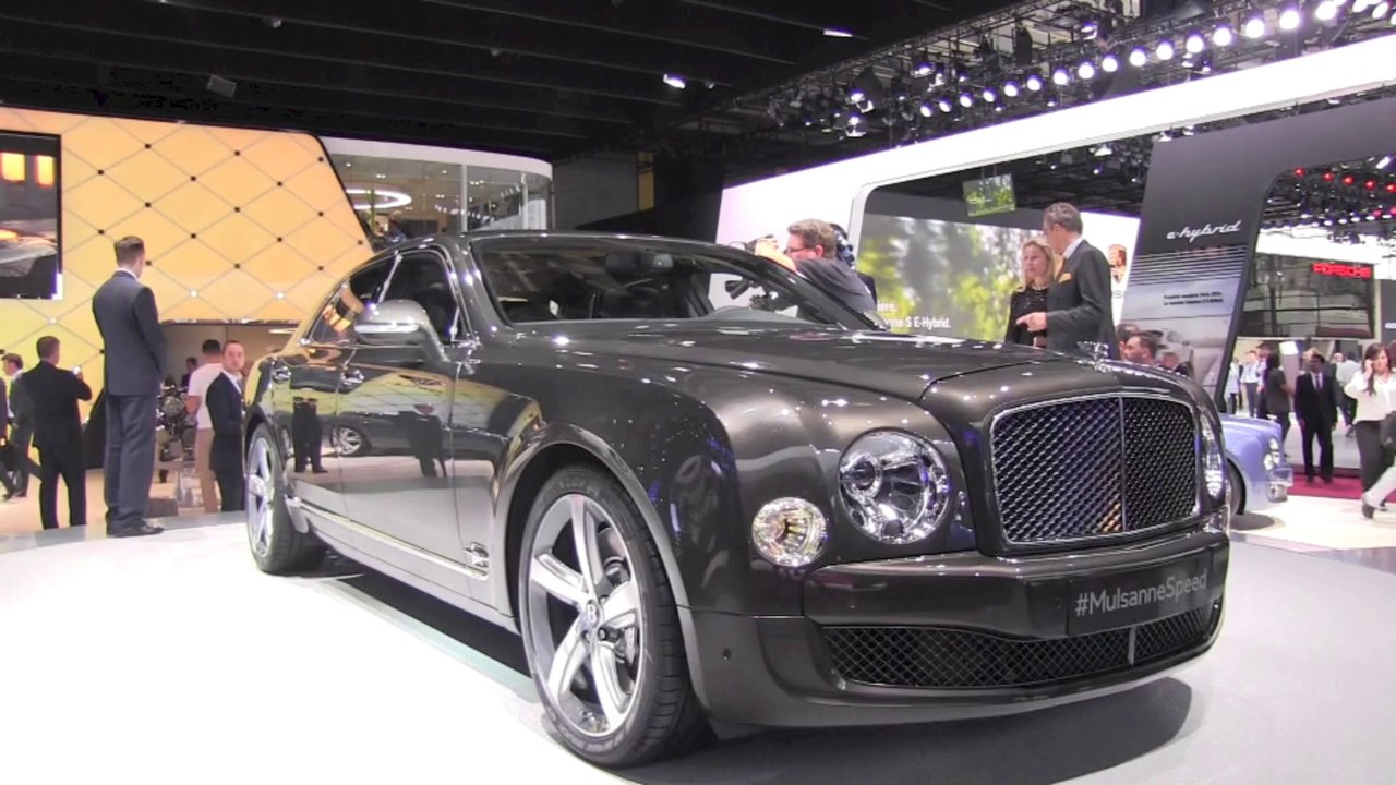 Mondial de l'automobile Paris 2014 Bentley Mulsanne Speed