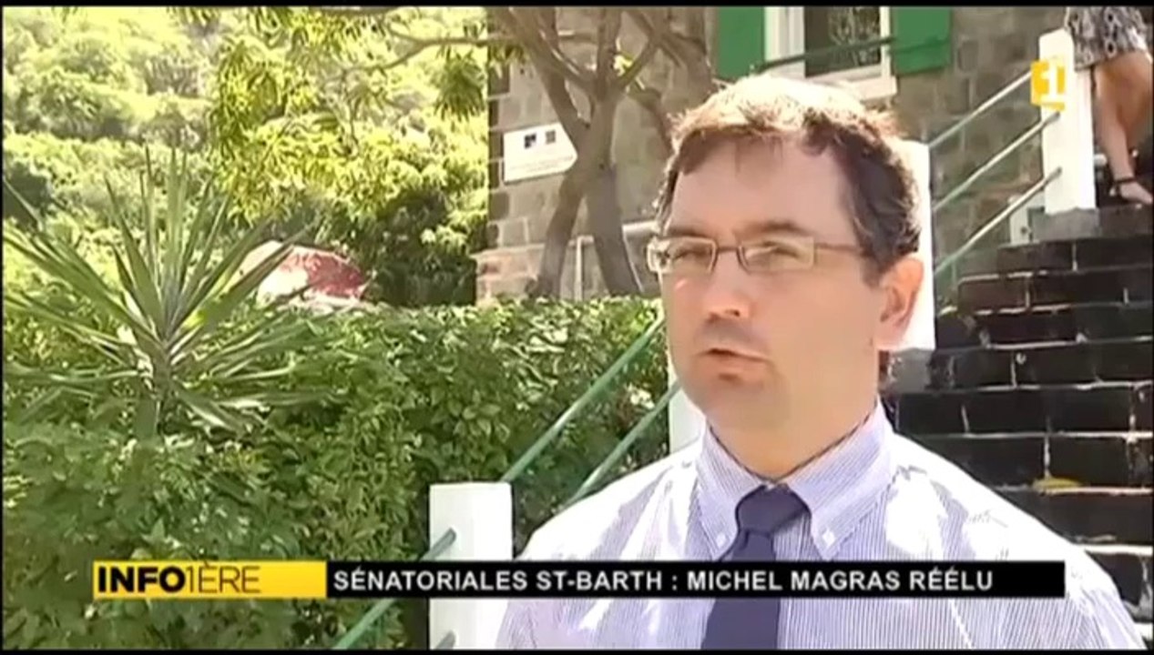 Sénatoriales 28 sept 2014 à Saint-Barthelemy - JT Guadeloupe 1ère