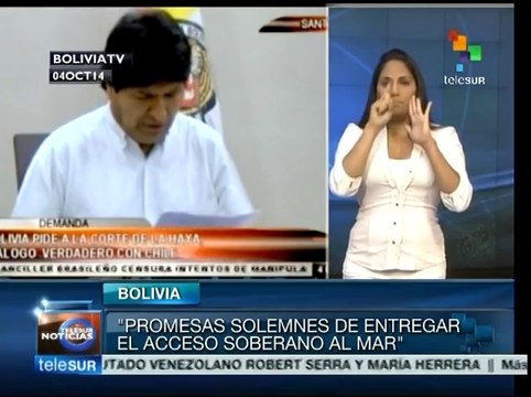 Reitera Morales intención de acudir a La Haya por demanda marítima