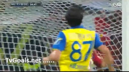 AC Milan 1-0 Chievo Muntari 55'