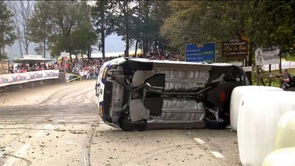 Heloise, spettacolare incidente al Rally di Francia