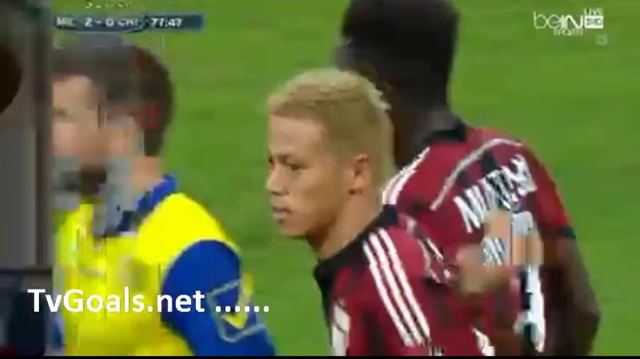 AC Milan 2-0 Chievo  | Honda 78'