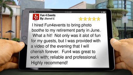 Fun 4 Events La Habra Heights Amazing 5 Star Review by Sherrell S.