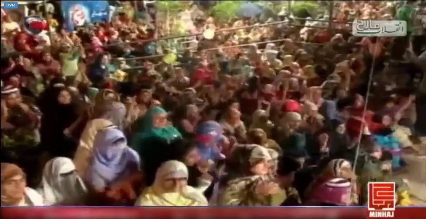 Dr. Tahir-ul-Qadri tells Zardari to "Shut his Mouth"