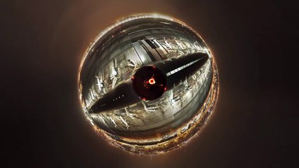 Une vidéo effet planète réalisée de l'aéroport de DUBAI - MAGIQUE