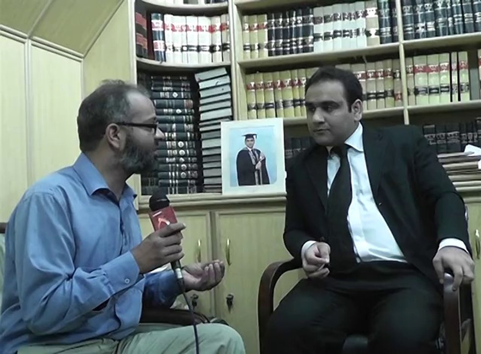 Raja Zeeshan Advocate explaining the notions behind filing petition against the slogan "GO NAWAZ GO"