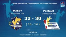 Extraits Massy Essonne HB / Pontault Combault HB - Handball ProD2