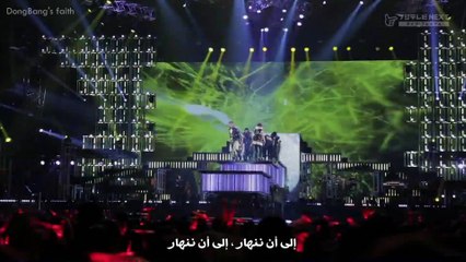 [dongbang's faith]  [arabic sub]  TOHOSHINKI -  Shinjiru Mama ( As We Believe )