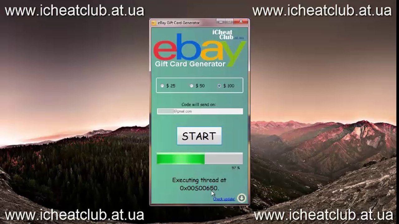 eBay Coupons Générateur (Carte Générateur cadeau)