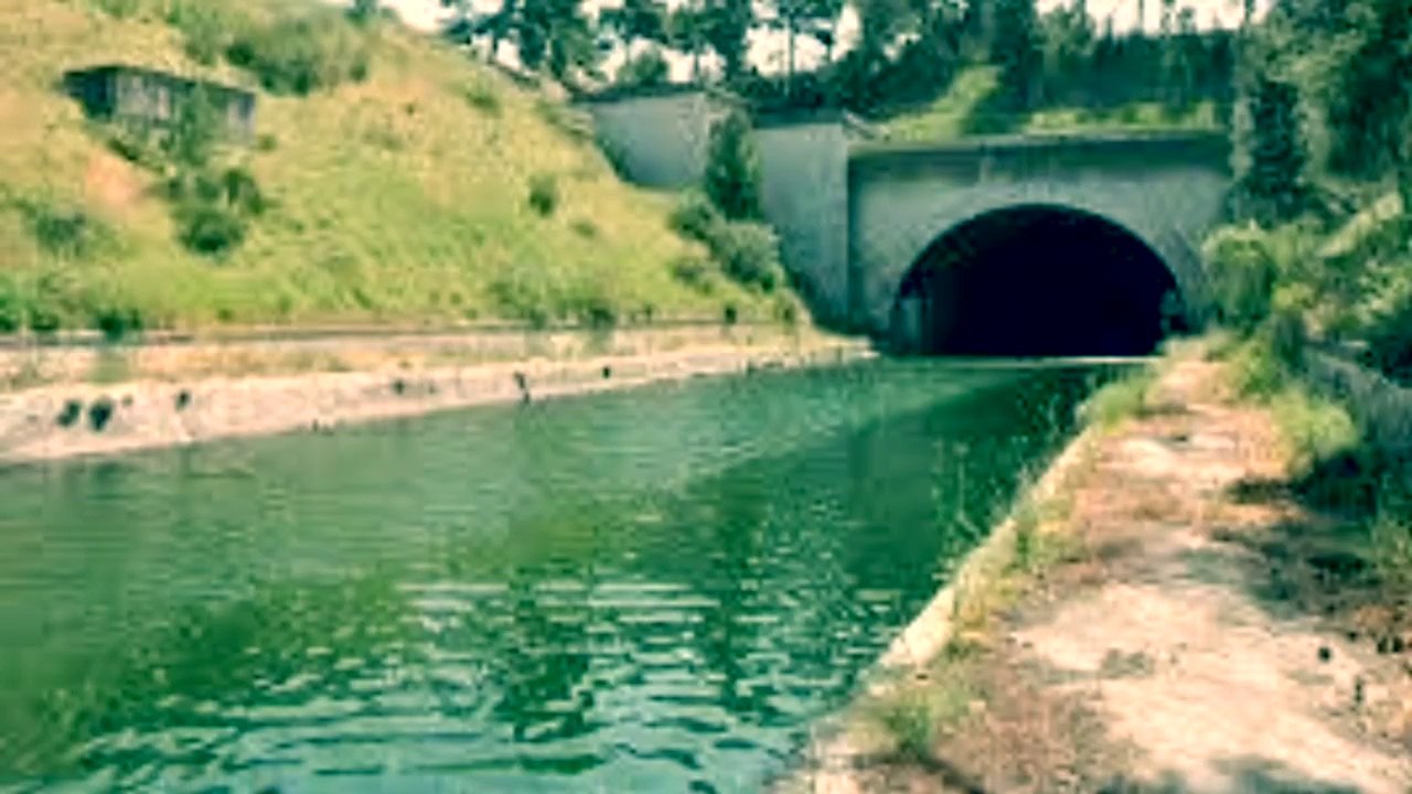 Le canal du Rove du début jusqu'à sont éboulement