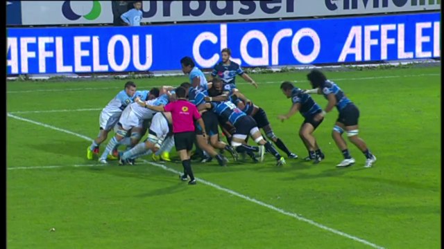 TOP14 - Bayonne-Montpellier: Essai Scott Spedding (BAY) - J8 - Saison 2014/2015
