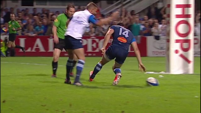 TOP14 - Castres-Grenoble: Essai Max Evans (CAS) - J8 - Saison 2014/2015