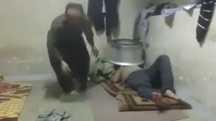 very funny  a man sleeping