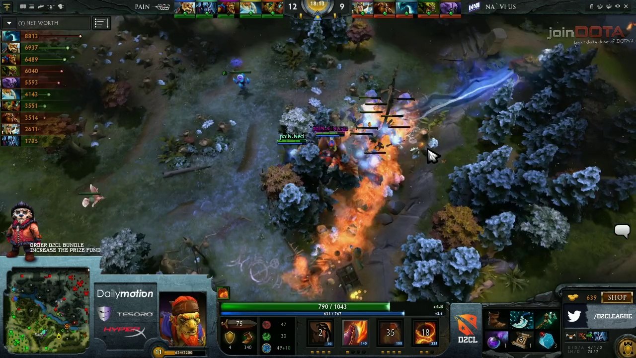 Pain Gaming vs Na'Vi US Game 3 - Dota 2 Champions League @TobiWanDOTA
