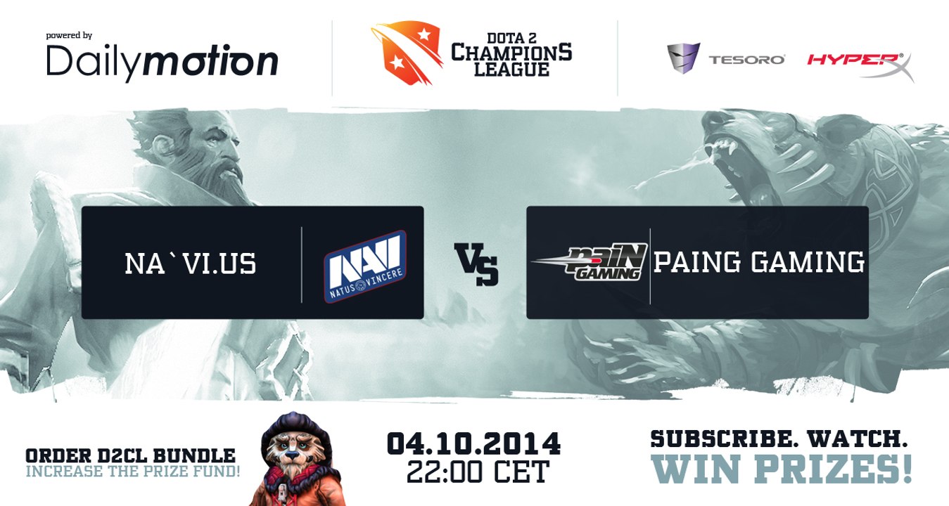 Pain Gaming vs Na'Vi US Game 1 - Dota 2 Champions League @TobiWanDOTA