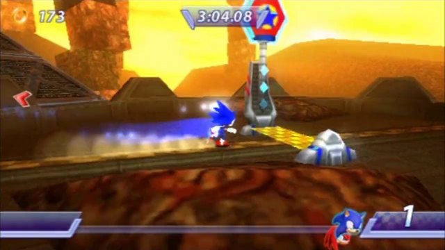 Sonic Rivals - Sonic : Zone Death Yard Acte 1