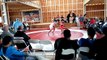 Punjabi boys youth wrestling match, Abbotsford BC, in Fraser Valley Hindu Cultural Association building, Indian Canadian community centre,
