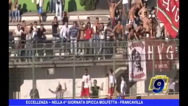 ECCELLENZA | Nella quarta giornata spicca Molfetta-Francavilla