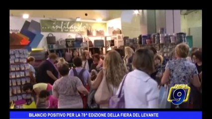 BARI | Bilancio positivo per la 78esima Fiera del Levante