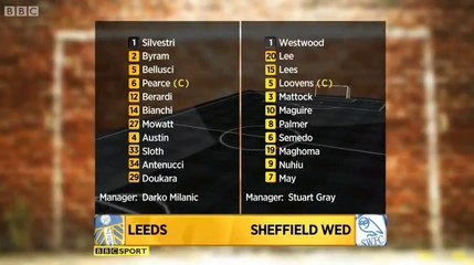 Leeds United 1 v 1 Sheffield Wednesday 04/10/14 #FLS #LUFC