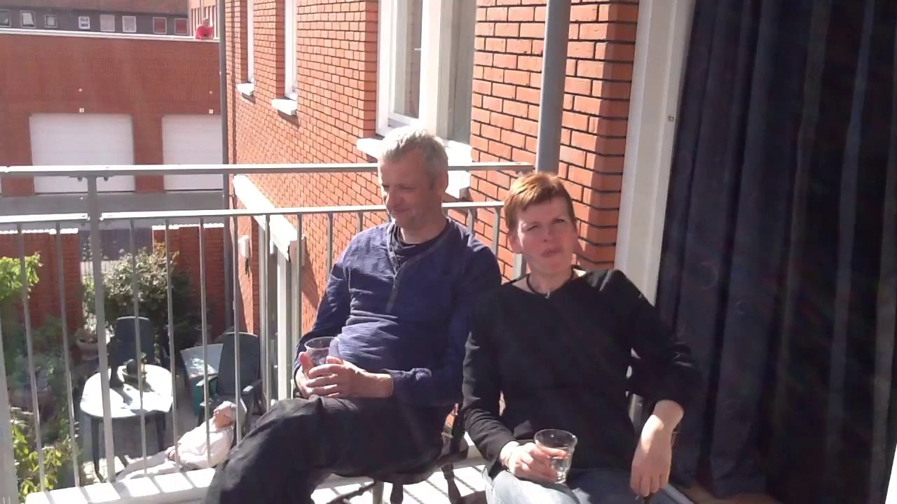 bezoek van Kathleen en Daniel
