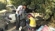 Konya Ereğli Kontrolden Çıkan Otomobil Ağaca Çarptı: 1 Ölü, 4 Yaralı