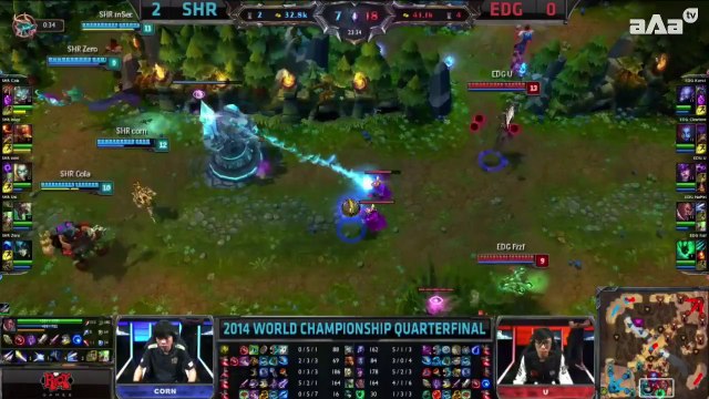S4WC 1/4 - SHR vs EDG - Game 3 - League of Legends