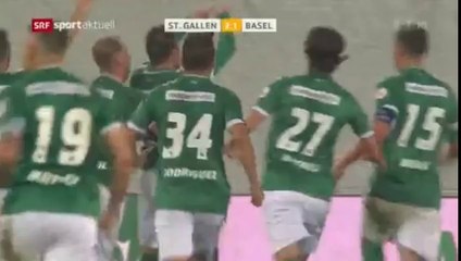 Sankt Gallen 2 - 1 FC Basel