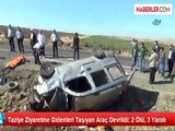 Taziye Ziyaretine Gidenleri Taşıyan Araç Devrildi: 2 Ölü, 3 Yaralı