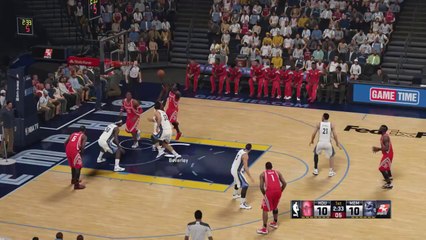 NBA 2K15 - Gameplay Rockets vs Grizzlies