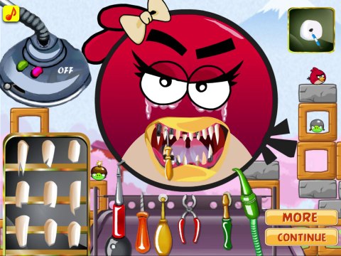 Angry Birds Dental Care Let's Play / PlayThrough / WalkThrough Part