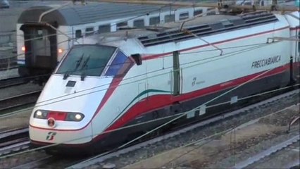 ETR500 Frecciarossa et E414 Frecciabianca : A la gare de Turin Porta Nuova